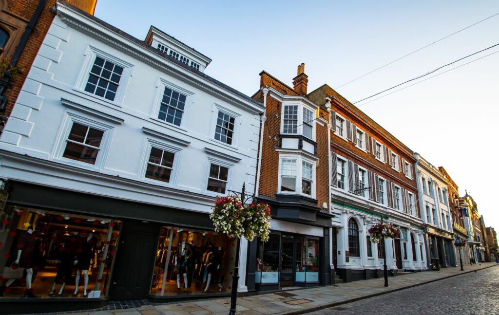 Working from home in Surrey - Guildford High Street