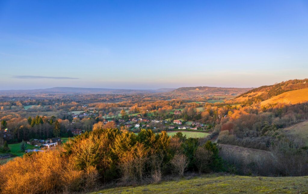 Reigate Hill in the Surrey Hills